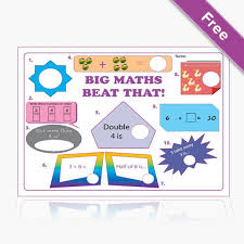 Big Maths Beat That Clic Challenges England Andrell Education Math Math Numbers Math Fluency