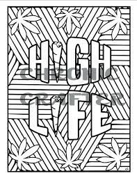 Psychedelic/trippy coloring pages for adults. Weed Coloring Pages Coloring Home