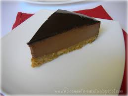 Cheesecake al cioccolato (senza cottura in forno). Dolcemente Salato Cheesecake Al Cioccolato Con Glassa A Specchio
