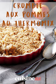 Crumble Aux Pommes Au Thermomix Recette En 2020 Crumble Pomme Crumble Pomme