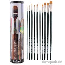 34 фразы в 16 тематиках. Da Vinci Pinsel Geschenkdose 10 Verschiedene Pinsel Nova