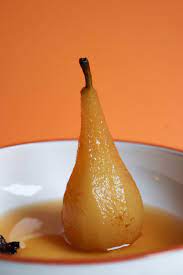Poires Pochees Au Cidre Epice Vegane Rose Citron Poires Pochees Poire Dessert Poires