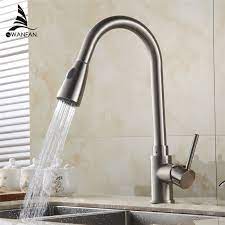 Maybe you would like to learn more about one of these? Kitchen Faucets Brass Brushed Nickel 1 Hole Kitchen Sink Faucet Single Lever Pull Out Rotate Spray Deck Mixer Tap Crane 408906sn Mixer Tap Kitchen Faucetkitchen Sink Faucet Aliexpress