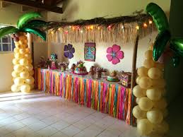 Hawaiian Luau Tiki Hut Cake Table Hawaiian Party Decorations Luau Birthday Party Luau Theme Party