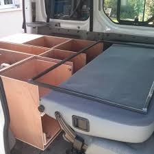 Lit Peigne Coulissant Par Dessus La Banquette 3 Places Renault Trafic Trafic Amenage Van Amenage Vans