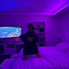 Madison Beer Madisonbeer Bedroom Aesthetic Led Light Purple Space Room Decor Home Room Goals Neon Room Decor Neon Room Neon Bedroom Tumblr is a place to express yourself, discover yourself, and bond over the stuff you love.