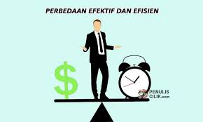 Perbedaan Efektif Dan Efisien Jelaskan Penulis Cilik Tulisan Sekolah Membaca