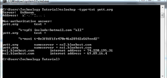 Look Up Website Dns Detail With Cmd Command Prompt