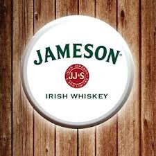The logo is a little similar to the heraldic composition. Jameson Irish Whiskey Light Up Led Bar Sign Logo Pub Beer Ale Man Cave Home Gin Ebay
