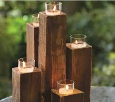 21 Diy Wooden Candle Holders To Add Rustic Charm This Fall Diy Wooden Candle Diy Candle Holders Wooden Wooden Candle Holders