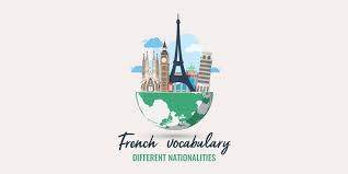 Bière is feminine in french. French Vocabulary Different Nationalities And Countries In French