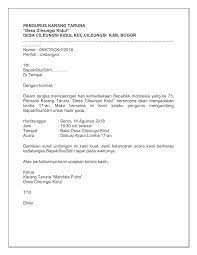 Sehingga memudahkan koordinasi antar oraganisasi karang taruna maupun kepada instansi. Sisurat 5 Contoh Surat Undangan Rapat Perusahaan Pt Osis Wali Murid Rt Karang Taruna 2018