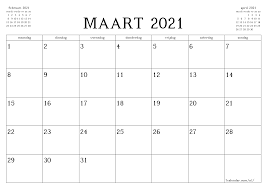 Gratis Afdrukbare Lege Maandelijkse Kalender En Planner Voor Maart 2021 A4 A5 A3 Pdf En Png Sjablonen 7calendar Navigeer een jaar verder of een jaar terug. kalender en planner voor maart 2021