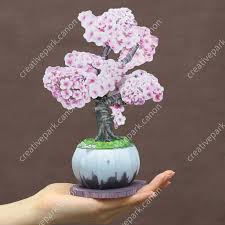 This is the new ebay. Bonsai Paper Craft Cherry Blossoms Ornamental Plant Plants Home And Living Canon Creative Park