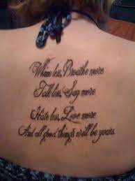 That's why sometimes quote tattoo is a perfect choice. Tattoos Quotes About Time 50 Inspirational Saying Lettering And Quotes Tattoos Dogtrainingobedienceschool Com