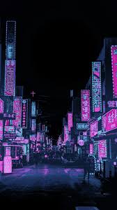 Asian Street 4k Wallpaper Amoled Heroscreen In 2020 City Aesthetic Night Aesthetic Scenery Wallpaper