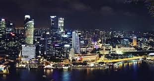 Singapore City View From Top Floor Of Marina Bay Sands Whataview Singapore Travelphotography Marinabaysands Singapore City City View Singapore Travel