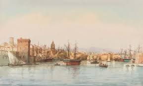 Sold Price Emile Henry 1842 1920 L Entree Du Port De Marseille 1903 October 5 0116 3 00 Pm Cest Marseille View Image Port