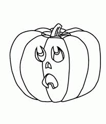 Punch the nose out by poking the pencil through the foam. Jack O Lantern Sad Face Coloring Page Coloring Home