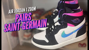 The jordan line keeps revamping the og silhouettes with fresh colours and premium materials, and has also collaborated with different artists, designers and retailers to capture the essence of the. Psg X Nike Air Jordan 1 Zoom Comfort Youtube