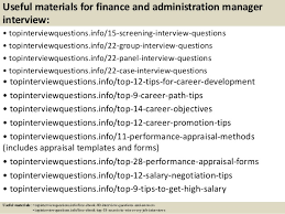 The income statement gives the company's changes to balance sheet items appear as working capital changes on the cash flow statement, and investing and financing activities affect. Top 10 Finance And Administration Manager Interview Questions And Ans