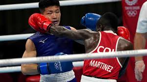 Amit panghal is all set to take on yuberjen martinez in the boxing men's round of 16. Btw Hqom0relqm