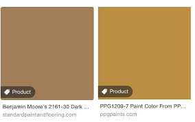 Dark Mustard Paint Colors