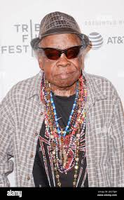 Sterling Magee (Mr Satan) and Adam Gussow attend the premiere of the Satan  and Adam during the 2018 Tribeca Film Festival at Regal Battery Park 11 in  New York City, NY, USA