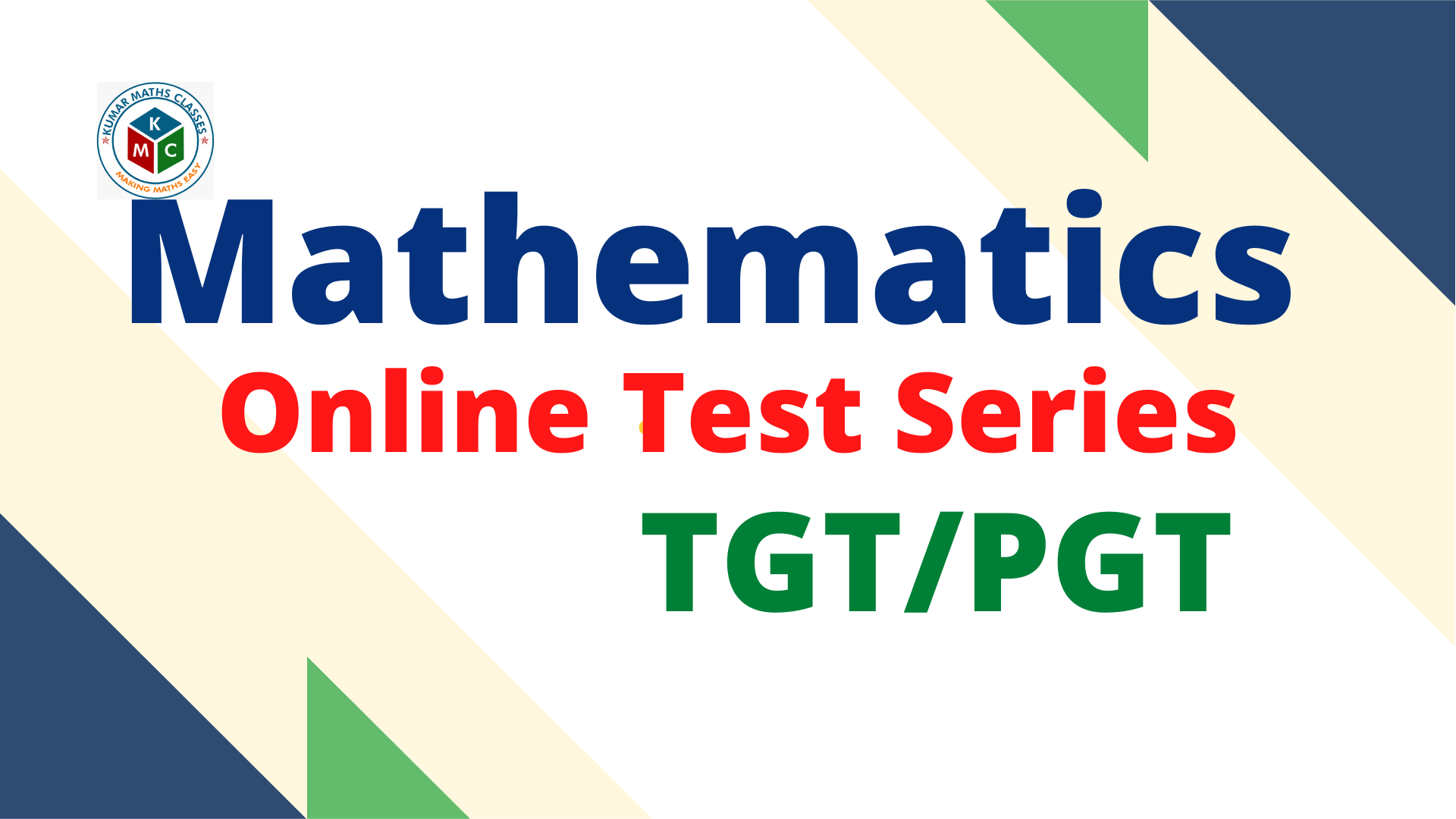 Mathematics Online Test Series for TGT PGT product image