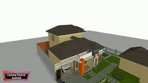 Seperti contoh pada gambar desain rumah diatas. Desain Rumah 2 Lantai Bagian Belakang Request Bang Roby Lampung Youtube