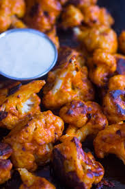 Baked Buffalo Cauliflower Wings Vegan Option Gimme Delicious