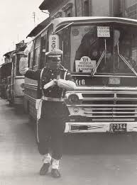 Policia De Antano Bogota City Retro Photo Bus
