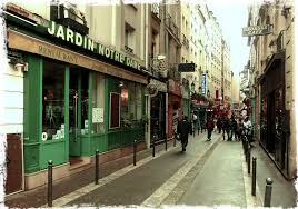 Paris Restaurant Jardin Notre Dame Latin Quarter Street Scenes Around The Worlds