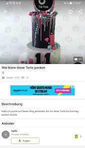 If it won't be allowed on tiktok, it won't be allowed here. Was Letzte Tiktok Torte Packen Wasletztepreis