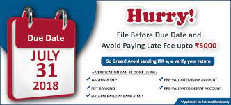 The common taxpayers such as salaried class and professional have to file their income tax return before 31st july of the assessment year. Income Tax Return Itr Filing If Itr Filed After July 31 You May End Up Paying Rs 5000 Penalty Find Out More Zee Business