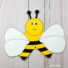 He's a carpenter bee with lovely blue and purple wings! Bee Life Cycle Craft And Activity For Kids Printable Available