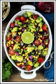 Avocado Black Bean Corn Salad Recipe Black Bean Corn Salad Mexican Food Recipes Corn Salads