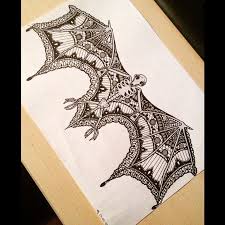 Lace Bat Skeleton Drawing Tattoo Idea Creepy Tattoos Bat Tattoo Spooky Tattoos Bat flight tattoo stellaluna drawing, halloween, mammal, animals, holidays png. pinterest