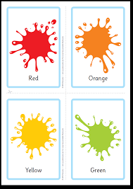 The following color flashcards include blue, brown, black, gold, gray, green a set of 18 colorful vegetable flashcards,which can be used for teaching new words, conversation cards, oral test. Free Colour Flashcards For Kids Totcards