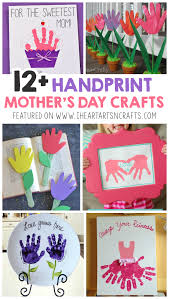 12 Adorable Handprint Mother S Day Crafts For Kids I Heart Arts N Crafts Easy Mother S Day Crafts Mothers Day Crafts For Kids Mothers Day Crafts