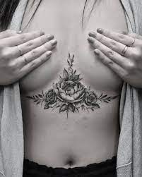 Vintage Golden Doodle Usa Flowy Tank Unterbrust Tattoo Brustbein Tattoo Design Oberarm Tattoo Frauen Blumen