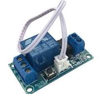 12V 1 Channel Latching Relay Module With Touch Bistable Switch MCU Control  UK EB
