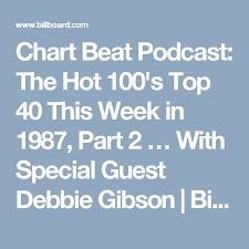 Chart Beat Podcast The Hot 100s Top 40 This Week In 1987