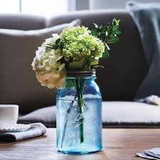 Ball Aqua Vintage Glass Mason Jars