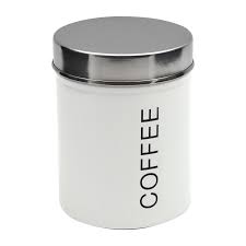 Black And White Canisters Australia Harbour Housewares Metal Coffee Canister White Details Can Be Found By Clicking On The Image It Is An Affilia Coffee Storage Coffee Canister Jar Containers