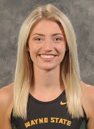 2018 Women's Cross Country Roster