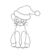 Santa claus hat coloring page. Santa Hat Coloring Pages Vector Images Over 160
