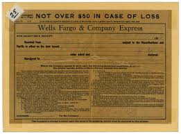 An analysis this week by thestreet.com&aposs lauren lacapra showed that aggressive markdowns of the value o. Shipping Receipt From Wells Fargo And Company Express The Portal To Texas History