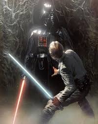 Luke Skywalker Vs Darth Vader In Degobah Star Wars Vader Star Wars Darth Vader