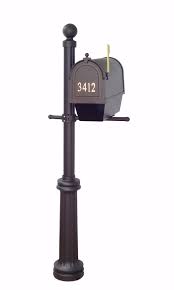 Product titleapartment number sign/mailbox number sign, door numb. Special Lite Products Berkshire Curbside Mailbox With Front Address Numbers With Fresno Post Included Wayfair